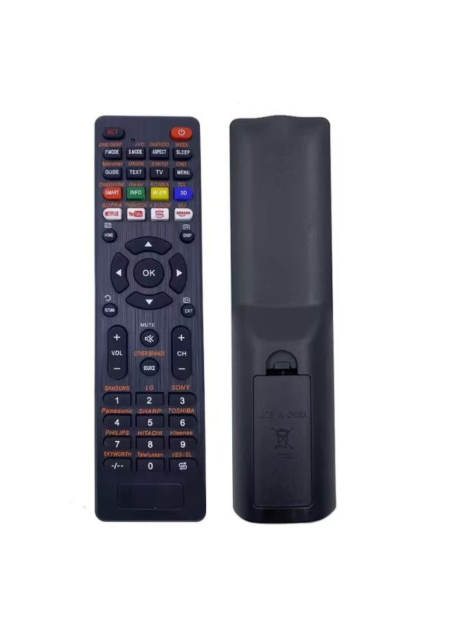 جهاز تحكم عن بعد لتلفاز LCD عالمي باللون الأسود